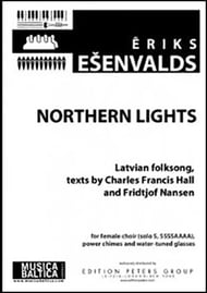 Northern Lights SSAA/SSAA choral sheet music cover
